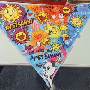 Colorful Graphic Bandana For Dogs